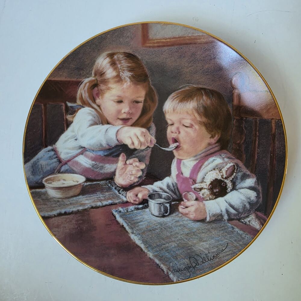Hamilton Collection The Lord's Prayer 9" Plate Third Issue Give Us This Day 1986